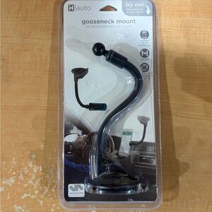 Black Gooseneck Swivel Windshield Car Mount